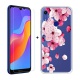 SCDMY pour Huawei Honor 8A Coque Silicone + Verre trempé écran Film, Transparent Case Souple TPU Bumper Etui Housse e Verre t