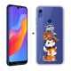 SCDMY pour Huawei Honor 8A Coque Silicone + Verre trempé écran Film, Transparent Case Souple TPU Bumper Etui Housse e Verre t