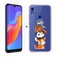 SCDMY pour Huawei Honor 8A Coque Silicone + Verre trempé écran Film, Transparent Case Souple TPU Bumper Etui Housse e Verre t