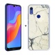 SCDMY pour Huawei Honor 8A Coque Silicone + Verre trempé écran Film, Transparent Case Souple TPU Bumper Etui Housse e Verre t