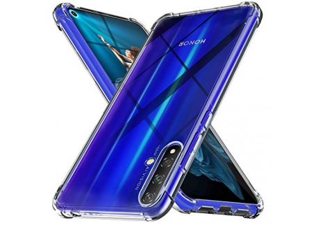 Ferilinso Coque pour Honor 20, Ultra Mince résistant aux Rayures Crystal Clear Silicone TPU Rubber Soft Skin Housse de Protec