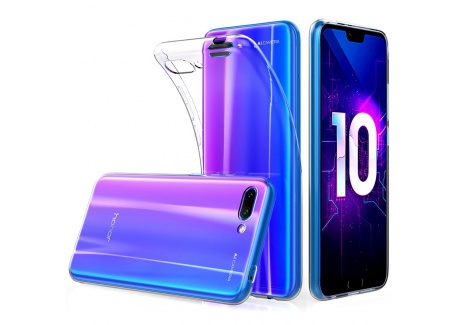 Peakally Coque Huawei Honor 10, Ultra Fine TPU Silicone Transparent Souple Housse Etui Coque pour Huawei Honor 10 5.8", Adhér