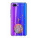 Alsoar Compatible pour Coque Huawei Honor 10 Étui Liquid Crystal Ultra Mince Transparent TPU Silicone Housse Protection Bumpe