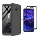 FHXD Compatible avec Les Coque Huawei Honor 7A/Y6 2018 Anti-Choc 360° Cover Case Protection Ultra Fin Anti-Rayures 3 en 1 Pro