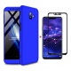 FHXD Compatible avec Les Coque Huawei Honor 7A/Y6 2018 Anti-Choc 360° Cover Case Protection Ultra Fin Anti-Rayures 3 en 1 Pro