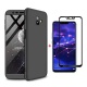 FHXD Compatible avec Les Coque Huawei Honor 7A/Y6 2018 Anti-Choc 360° Cover Case Protection Ultra Fin Anti-Rayures 3 en 1 Pro