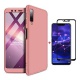 FHXD Compatible avec Les Coque Huawei Honor 7A/Y6 2018 Anti-Choc 360° Cover Case Protection Ultra Fin Anti-Rayures 3 en 1 Pro