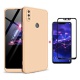 FHXD Compatible avec Les Coque Huawei Honor 7A/Y6 2018 Anti-Choc 360° Cover Case Protection Ultra Fin Anti-Rayures 3 en 1 Pro