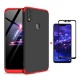 FHXD Compatible avec Les Coque Huawei Honor 7A/Y6 2018 Anti-Choc 360° Cover Case Protection Ultra Fin Anti-Rayures 3 en 1 Pro