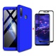 FHXD Compatible avec Les Coque Huawei Honor 7A/Y6 2018 Anti-Choc 360° Cover Case Protection Ultra Fin Anti-Rayures 3 en 1 Pro