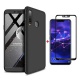 FHXD Compatible avec Les Coque Huawei Honor 7A/Y6 2018 Anti-Choc 360° Cover Case Protection Ultra Fin Anti-Rayures 3 en 1 Pro