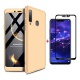 FHXD Compatible avec Les Coque Huawei Honor 7A/Y6 2018 Anti-Choc 360° Cover Case Protection Ultra Fin Anti-Rayures 3 en 1 Pro