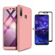 FHXD Compatible avec Les Coque Huawei Honor 7A/Y6 2018 Anti-Choc 360° Cover Case Protection Ultra Fin Anti-Rayures 3 en 1 Pro