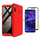 FHXD Compatible avec Les Coque Huawei Honor 7A/Y6 2018 Anti-Choc 360° Cover Case Protection Ultra Fin Anti-Rayures 3 en 1 Pro