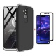 FHXD Compatible avec Les Coque Huawei Honor 7A/Y6 2018 Anti-Choc 360° Cover Case Protection Ultra Fin Anti-Rayures 3 en 1 Pro