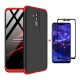 FHXD Compatible avec Les Coque Huawei Honor 7A/Y6 2018 Anti-Choc 360° Cover Case Protection Ultra Fin Anti-Rayures 3 en 1 Pro