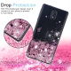 LeYi Coque Nokia 3 Etui avec Film de Protection écran, Fille Personnalisé Liquide Paillette Flottant Transparente 3D Silicone