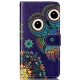 Coque Nokia 1,Surakey Rétro Motif Housse Coque Etui à Rabat en PU Cuir Flip Case Cover Portefeuille Magnétique Wallet Coque p