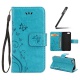 Ukayfe Etui de Protection PU Cuir Coque Relief Motif Folio Bookstyle Housse à Rabat Portefeuille Swag Coquille Couverture Sil