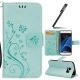 Ukayfe Etui de Protection PU Cuir Coque Relief Motif Folio Bookstyle Housse à Rabat Portefeuille Swag Coquille Couverture Sil