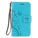 Ukayfe Etui de Protection PU Cuir Coque Relief Motif Folio Bookstyle Housse à Rabat Portefeuille Swag Coquille Couverture Sil