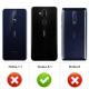 Peakally Coque Nokia 8.1, Ultra Fine TPU Silicone Transparent Souple Housse Etui Coque pour Nokia 8.1, Adhérence Parfaite/Ant