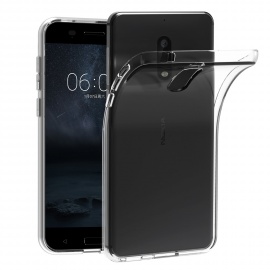 iVoler Coque pour Nokia 6 2017, [Ultra Transparente Silicone en Gel TPU Souple] Housse Etui Coque de Protection avec Absorpti