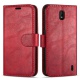 Case Collection Étui de Style Portefeuille avec Rabat pour Coque Nokia 1 Plus  5,45"  en Cuir de première qualité avec emplac