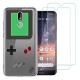 Coque Nokia 3.2,Souple Transparent Silicone TPU Housse Étui de Protection pour Nokia 3.2  6,2"  avec Deux Verre trempé écran 