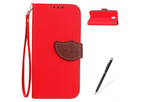 Nokia 3 Coque ,MAGQI PU Cuir Flip Wallet Étui [Retro Bicolore Design ] avec Stand Fonction Fente pour Carte Anti-Rayures 360°