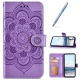 Robinsoni Compatible avec Nokia 3.1 Plus Coque,Pochette Portefeuille en Cuir Housse de Protection,3D Mandala Fleur Coque Étui