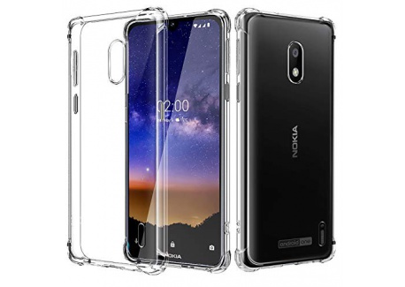 AIFIVE Coque pour Nokia 2.2, Ultra Mince Étui de Protection Absorption de Choc avec Coin Renforcé Bumper, Souple TPU Housse p