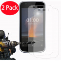 Coque 2 Pack - Nokia 1 Verre Trempé, Vitre Protection Film de Protecteur