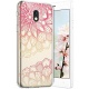 Compatible avec Nokia 3 Coque en Silicone Transparente Motif Mandala Fleur Jolie Housse de téléphone Gel TPU Souple Ultra Min