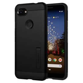 Spigen Coque Pixel 3a, Coque Google Pixel 3a [Tough Armor] PC+TPU, Double Protection, Bumper Renforcé, Anti-Choc, Air Cushion