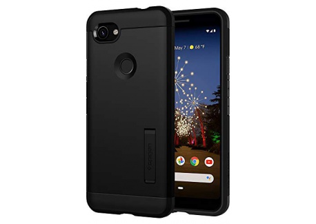 Spigen Coque Pixel 3a, Coque Google Pixel 3a [Tough Armor] PC+TPU, Double Protection, Bumper Renforcé, Anti-Choc, Air Cushion