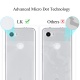 LK Coque pour Google Pixel 3a, Souple Flexible Silicone Gel Housse TPU Case Cover avec Verre Trempé Protection écran[1 Pièces