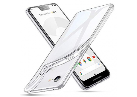 ESR Coque pour Google Pixel 3 XL, Coque Silicone Matte Ultra Fine, Housse Etui de Protection Bumper en TPU Souple Finition Ma