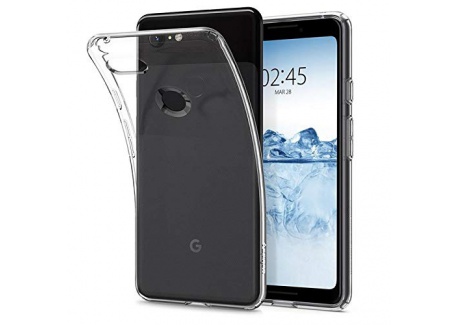 Spigen Coque Google Pixel 3 [Liquid Crystal] [Transparente Souple Flexible] Coque Résistante, Anti Rayure, Coque Etui Housse 