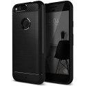 Caseology Coque Google Pixel, [Série Vault] Protection en TPU Mince Robuste de Qualité Militaire et Absorbant Les Chocs [Noir