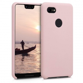 kwmobile Coque Google Pixel 3 XL - Coque pour Google Pixel 3 XL - Housse de téléphone en Silicone Rose Ancien Mat