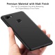 Peakally Coque Google Pixel 3 XL, Etui Souple Flexible en Premium TPU Noir Case Cover pour Google Pixel 3 XL Slim Housse de P