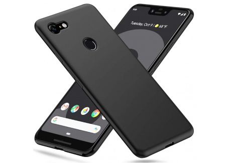 Peakally Coque Google Pixel 3 XL, Etui Souple Flexible en Premium TPU Noir Case Cover pour Google Pixel 3 XL Slim Housse de P