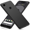 Peakally Coque Google Pixel 3 XL, Etui Souple Flexible en Premium TPU Noir Case Cover pour Google Pixel 3 XL Slim Housse de P