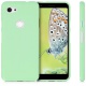 kwmobile Coque Google Pixel 3a - Coque pour Google Pixel 3a - Housse de téléphone en Silicone Menthe Mat