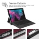 FINTIE Coque pour Microsoft Surface Pro 6/5 / 4 - [Multiple Angle Viewing] Folio Housse en Cuir synthétique avec Fermeture Ma