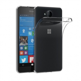 AICEK Coque Microsoft Lumia 650, Etui Silicone Gel Nokia Lumia 650 Housse Antichoc Lumia 650 Transparente Souple Coque de Pro