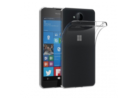 AICEK Coque Microsoft Lumia 650, Etui Silicone Gel Nokia Lumia 650 Housse Antichoc Lumia 650 Transparente Souple Coque de Pro