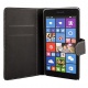 ECENCE Microsoft Lumia 535 Coque de Protection Housse Pochette Wallet Case Noir + Film Protecteur ECRAN 42020303