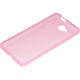 PhoneNatic Coque en Silicone Compatible avec Microsoft Lumia 650 - Transparent Rose - Cover Cubierta + Films de Protection